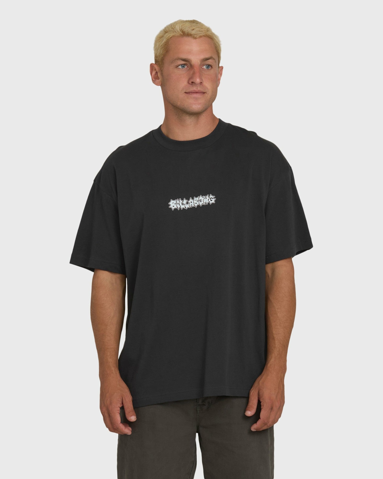 Billabong Men's Marrow OG Short Sleeve Knit T-Shirt - Washed Black