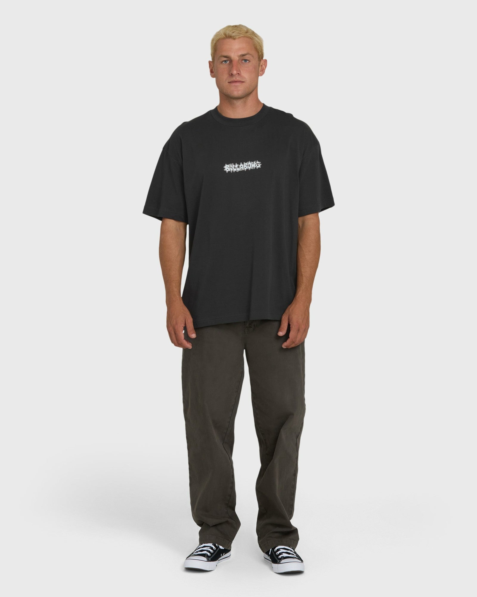 Billabong Men's Marrow OG Short Sleeve Knit T-Shirt - Washed Black
