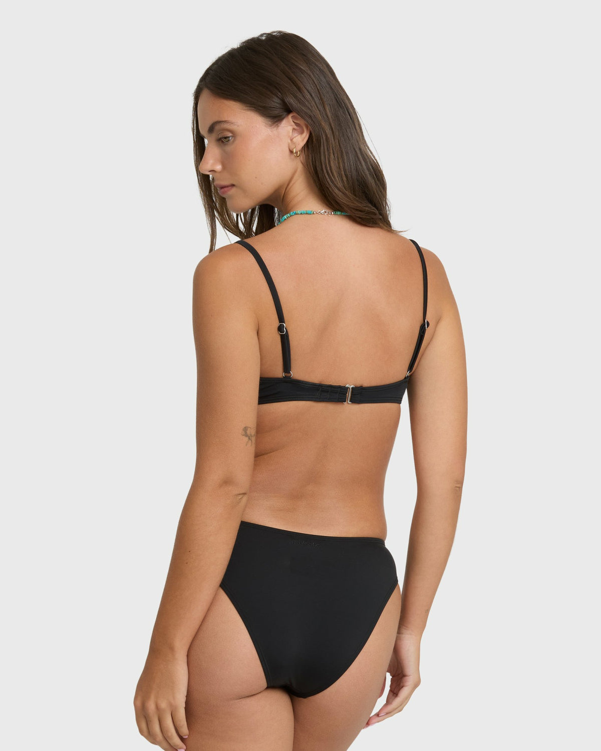 Billabong Women's Sol Searcher V Bralette Bikini Top - Black Pebble