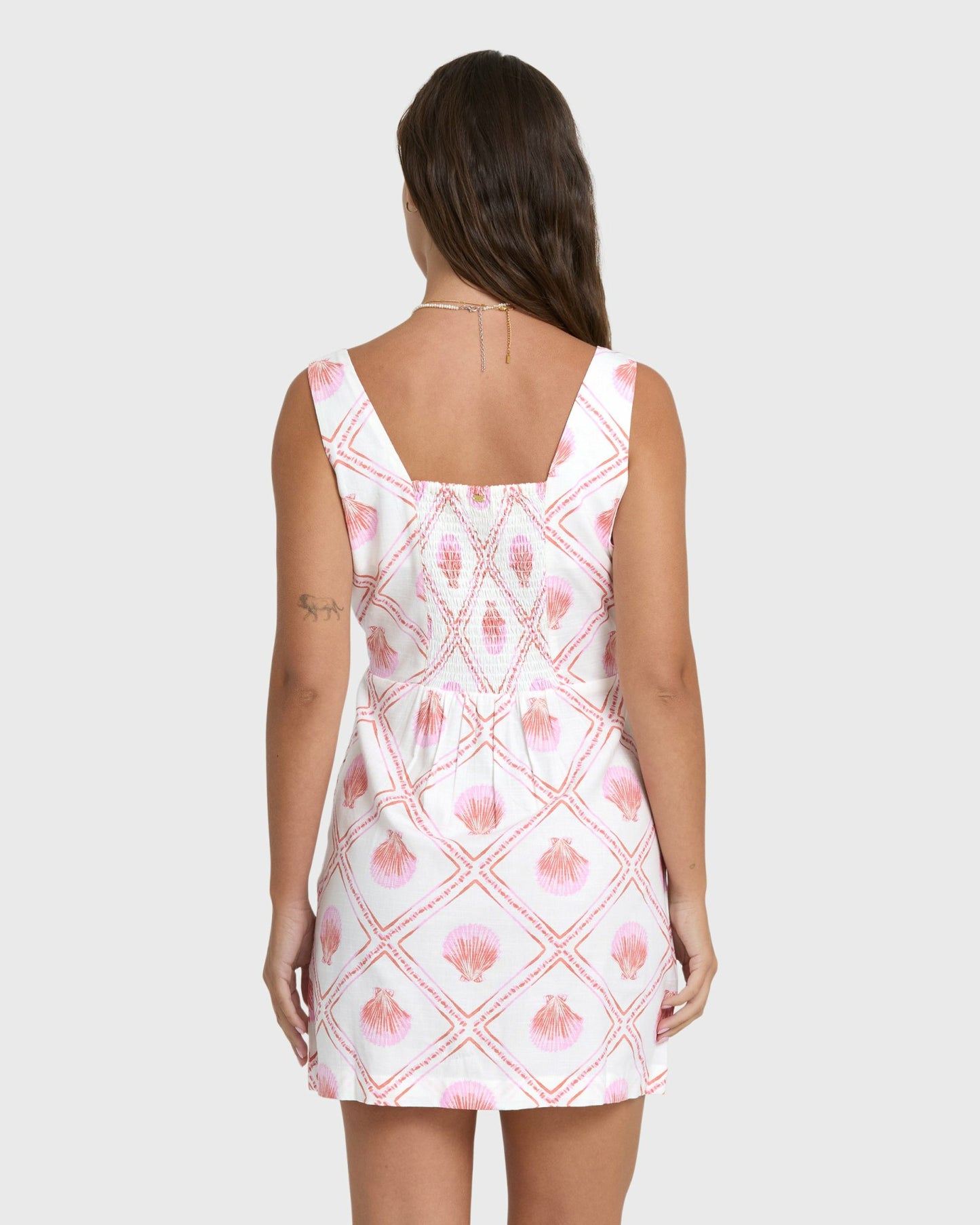 Billabong Women's Sunlit Sky Mini Dress - Salt Crystal
