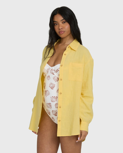 Billabong Women's|Men's Wanderer Long Sleeve Woven Top - Sundress