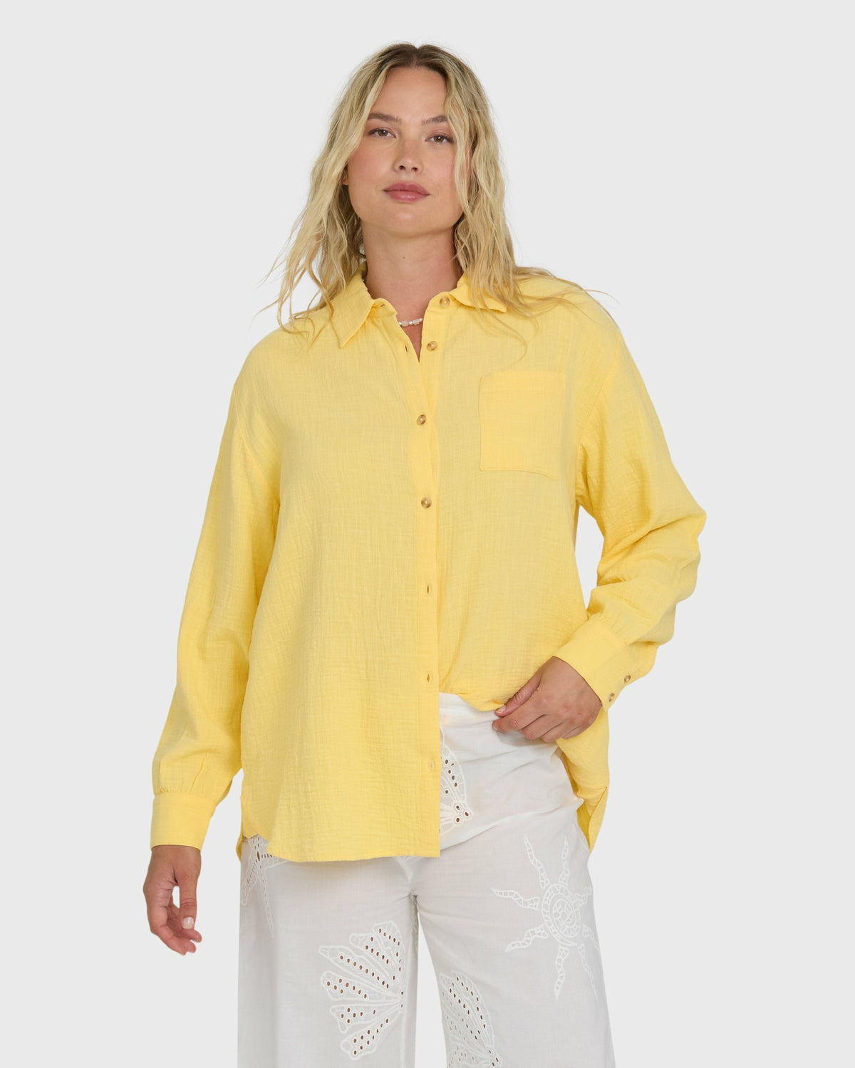 Billabong Women's|Men's Wanderer Long Sleeve Woven Top - Sundress