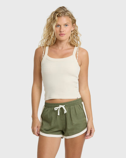 Billabong Women's All Time Tank Top - White Cap