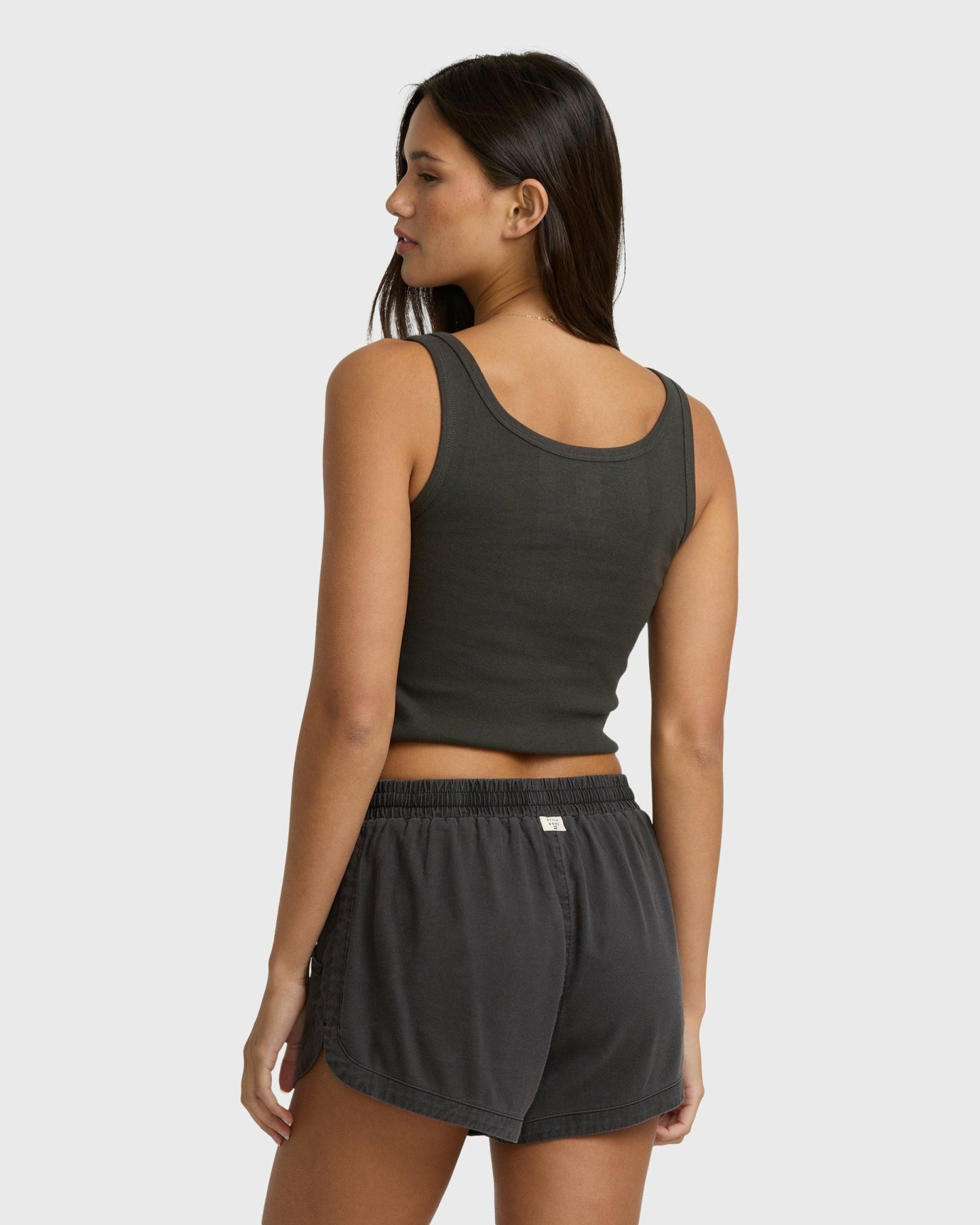Billabong Women's Day Tripping Goddess Tank Top - Off Black