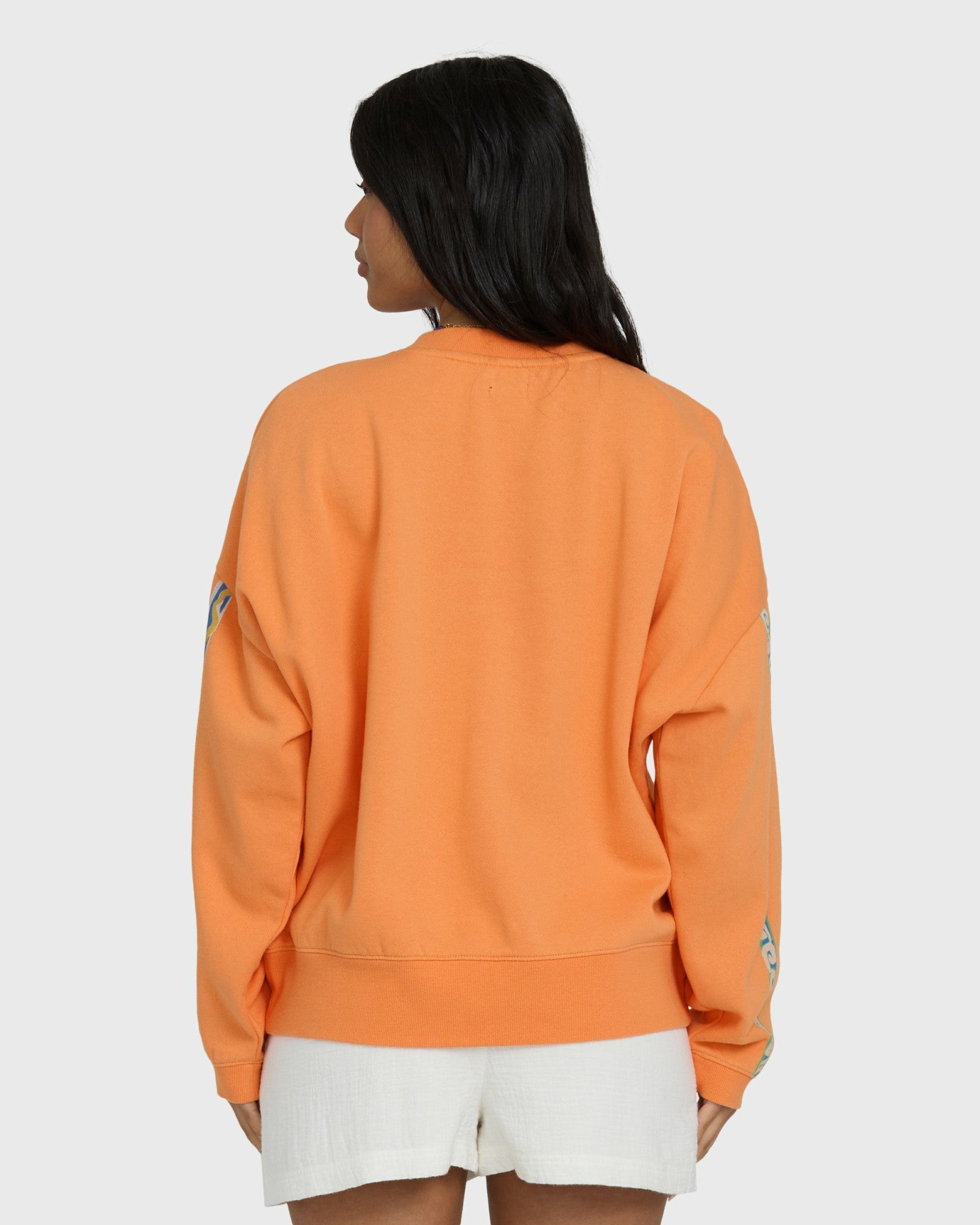 Billabong Women's Palm Crewneck Sweatshirt - Tangerine
