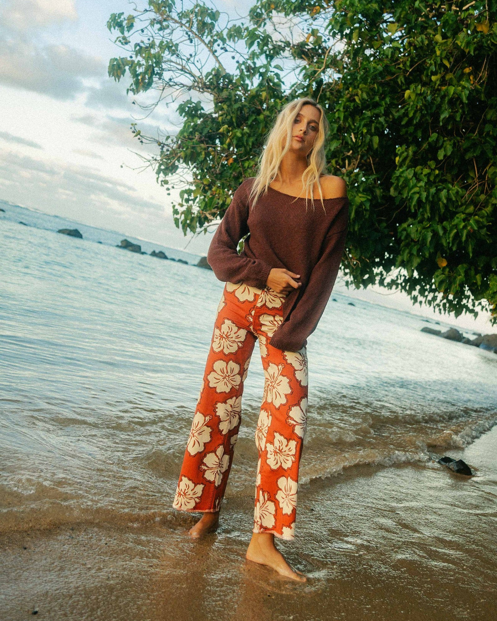 Billabong Women's Ellipse Sweater - Teak
