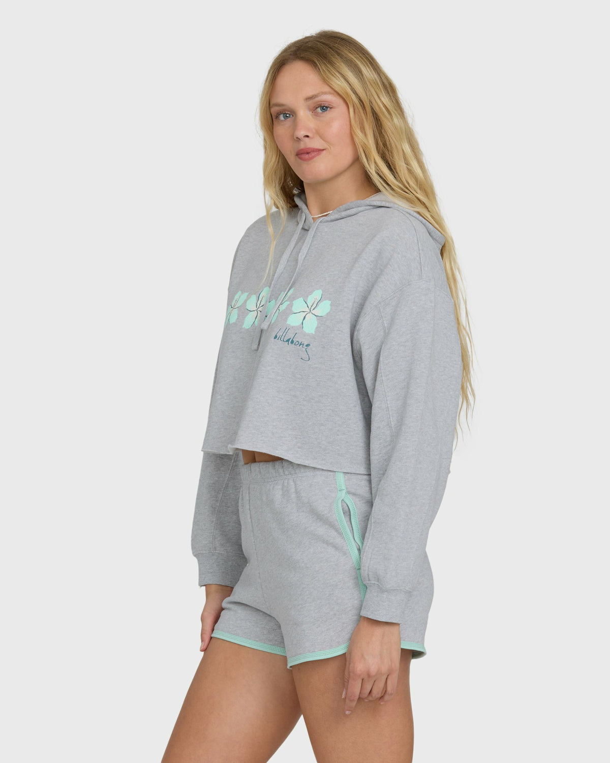Billabong Women's Palmer Fleece Shorts - Heather Gray
