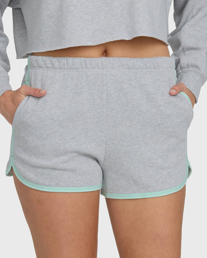 Billabong Women's Palmer Fleece Shorts - Heather Gray