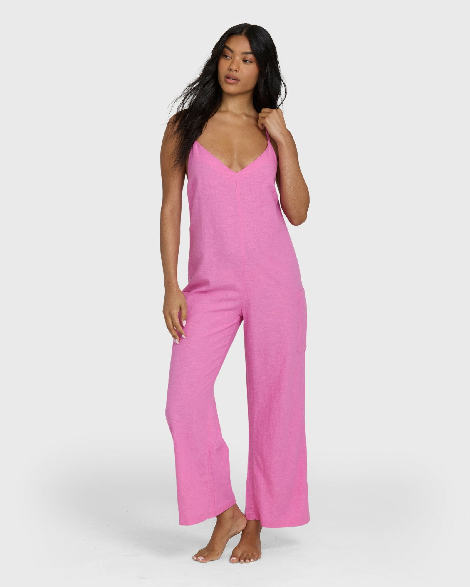 Billabong Women's Day To Day Romper - Party Pink