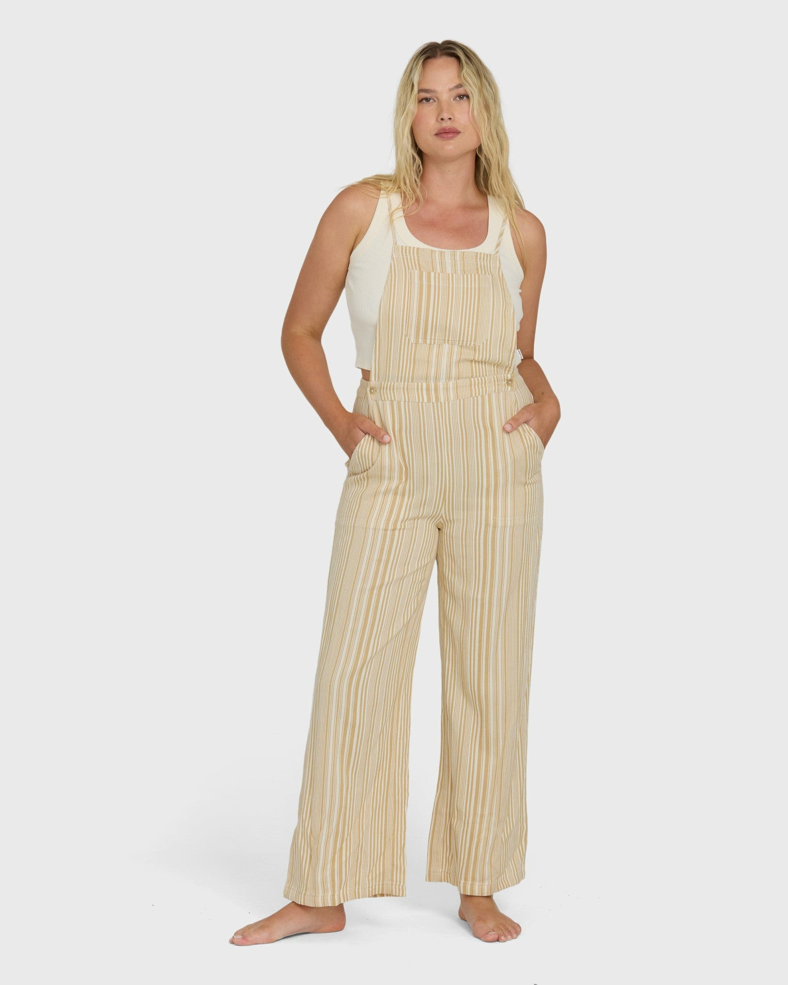 Billabong Women's So Easy Romper - Stone
