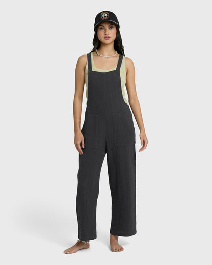 Billabong Women's Pacific Time Jumpsuit - Black Sands
