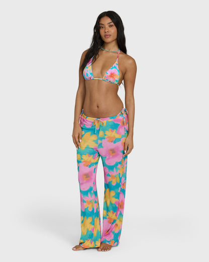Billabong Women's Lookin Fresh Cover-Up Pants - Ocean Spray