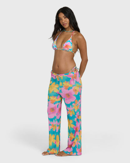 Billabong Women's Lookin Fresh Cover-Up Pants - Ocean Spray