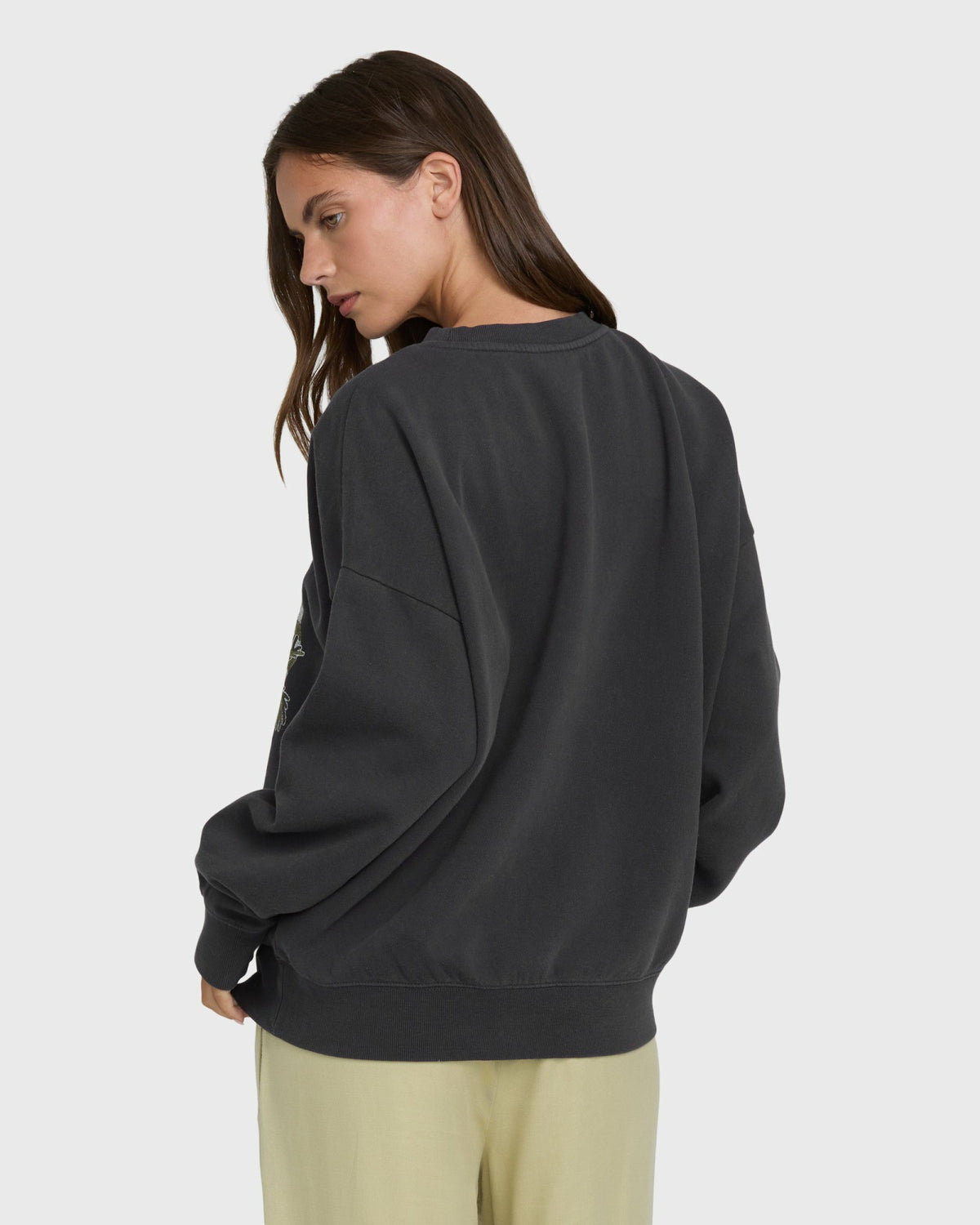 Billabong Women's Echo Crewneck Sweatshirt - Black Sands