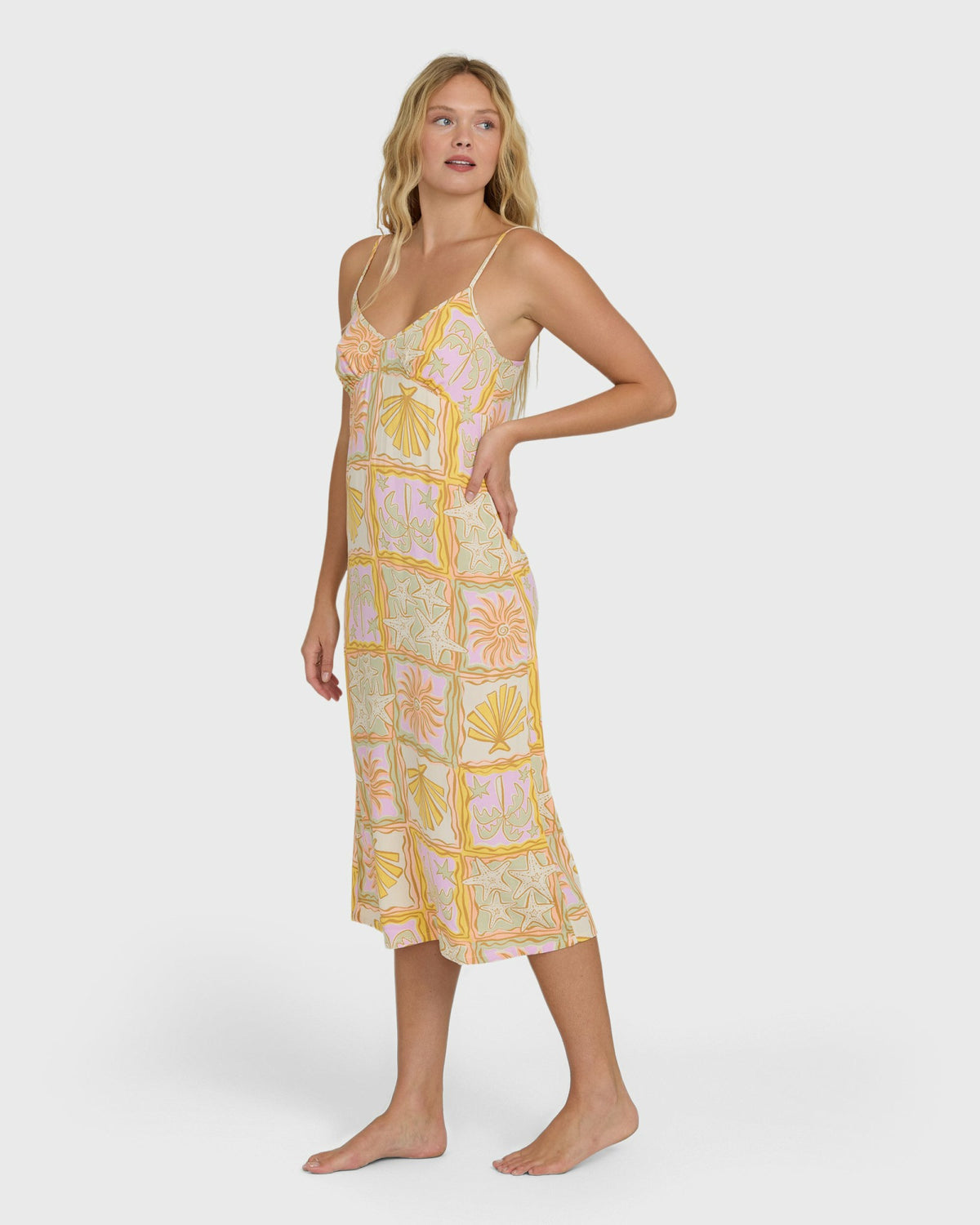 Billabong Women's Summer Babe Midi Dress - Sweet Lilac