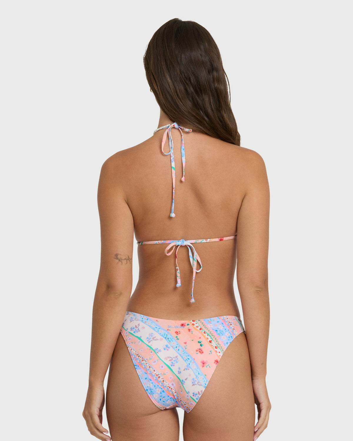 Billabong Women's Daisy Chain Multi Triangle Bikini Top - Pale Peach