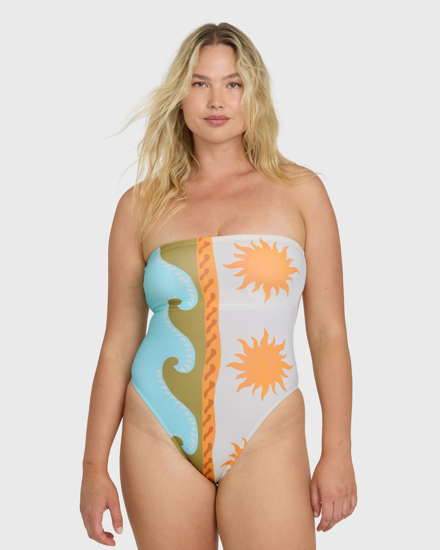 Billabong Women's Sunblind Tully Hi One-piece Swimsuit - Salt Crystal