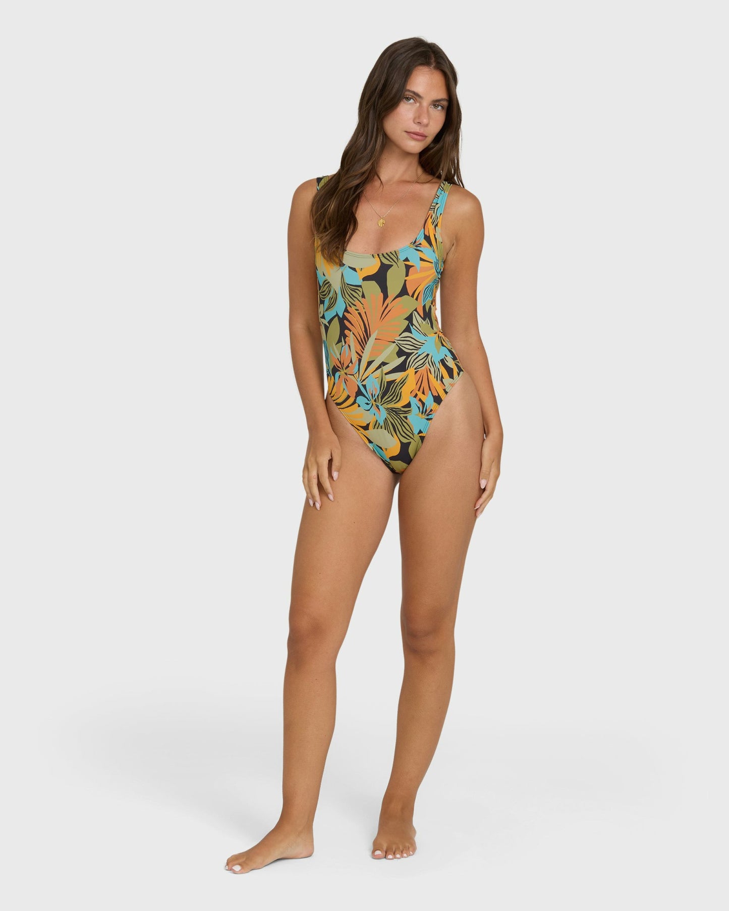 Billabong Women's Des Tropiques One-piece Swimsuit - Black Multi
