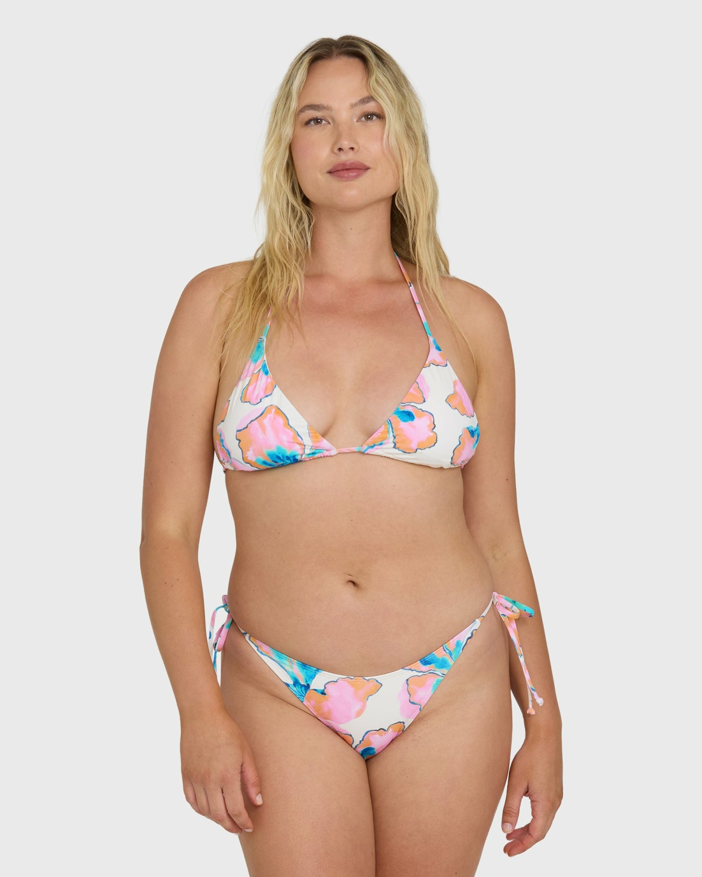 Billabong Women's Sweet Escape Tie-Side Skimpy Bikini Bottoms - Salt Crystal