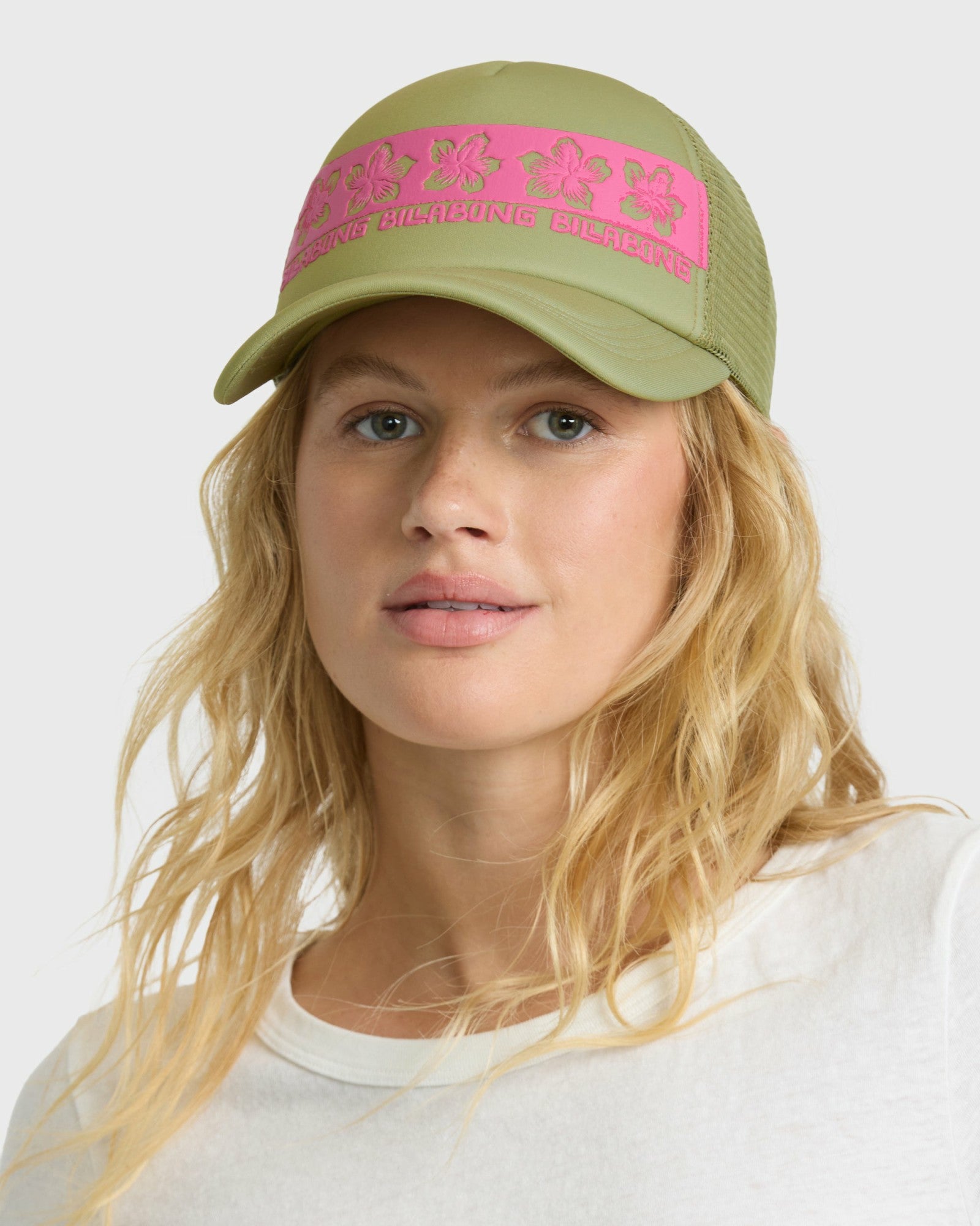 Billabong Women's Across Waves Trucker Hat - Cactus