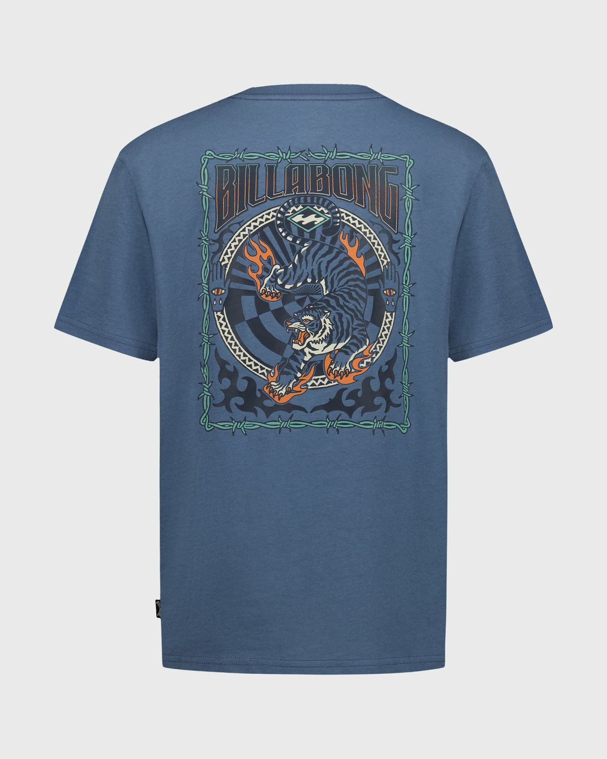 Billabong Women's Boys Inferno Tiger Short Sleeve T-Shirt
