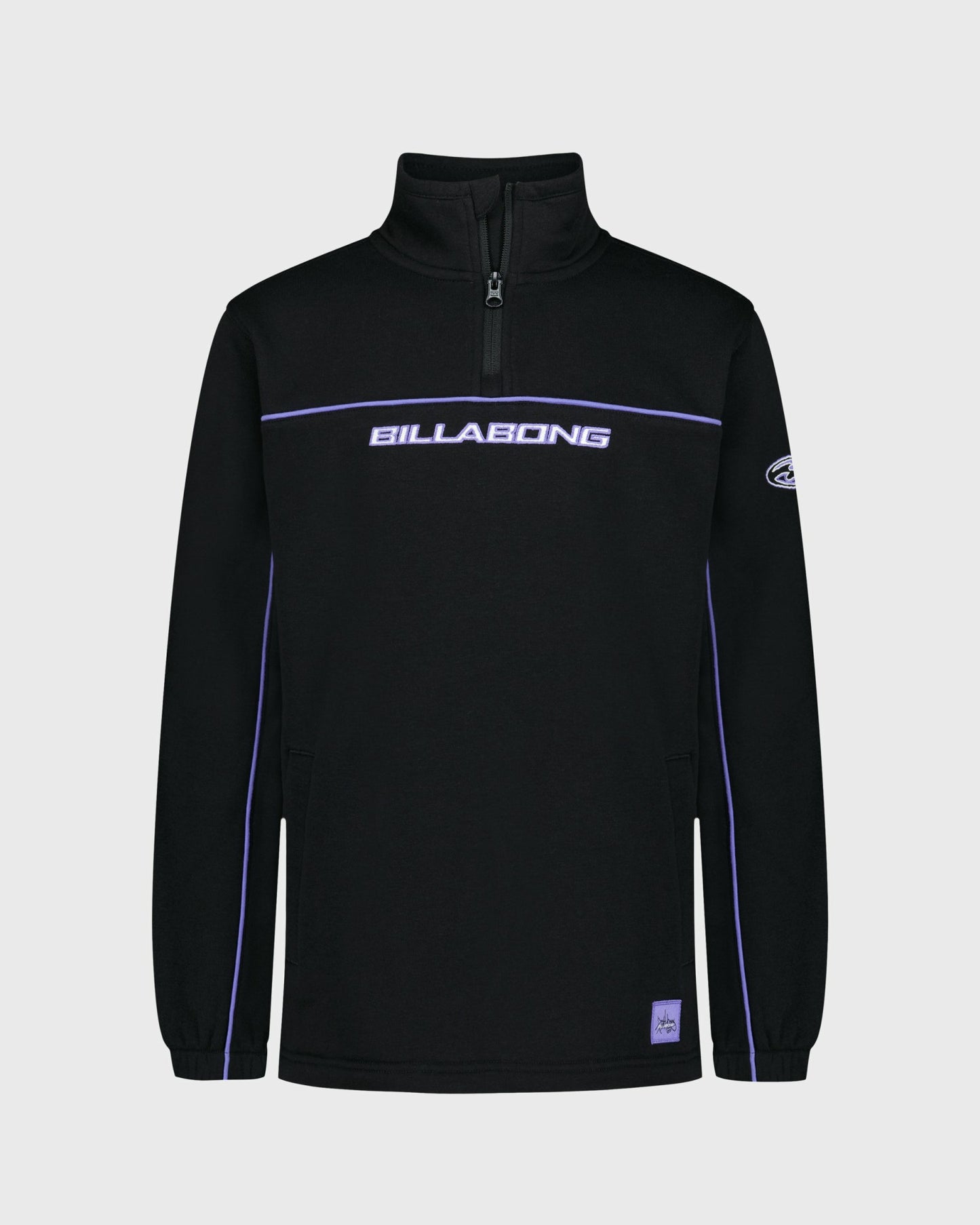 Billabong Women's Boys Bad Dog Quarter Zip Sweatshirt