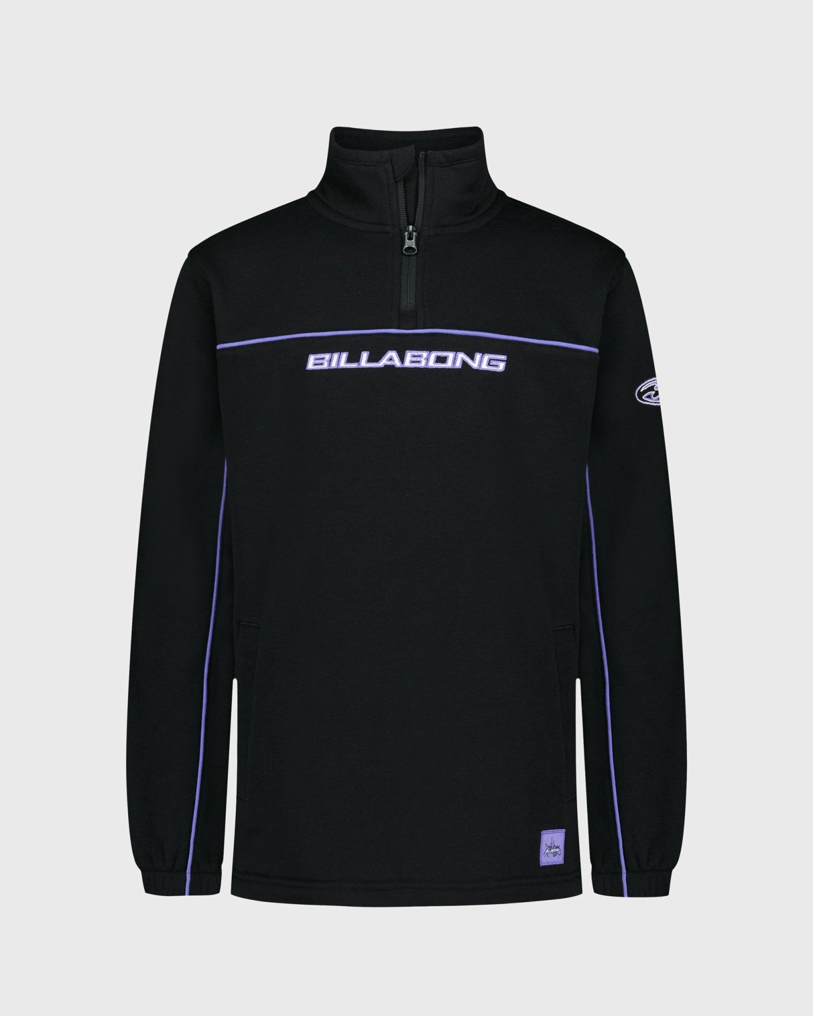 Billabong Women's Boys Bad Dog Quarter Zip Sweatshirt