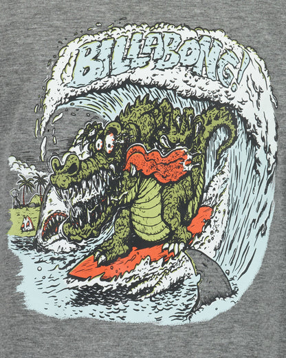 Billabong Women's Little Boys Gator Wave Short Sleeve T-Shirt