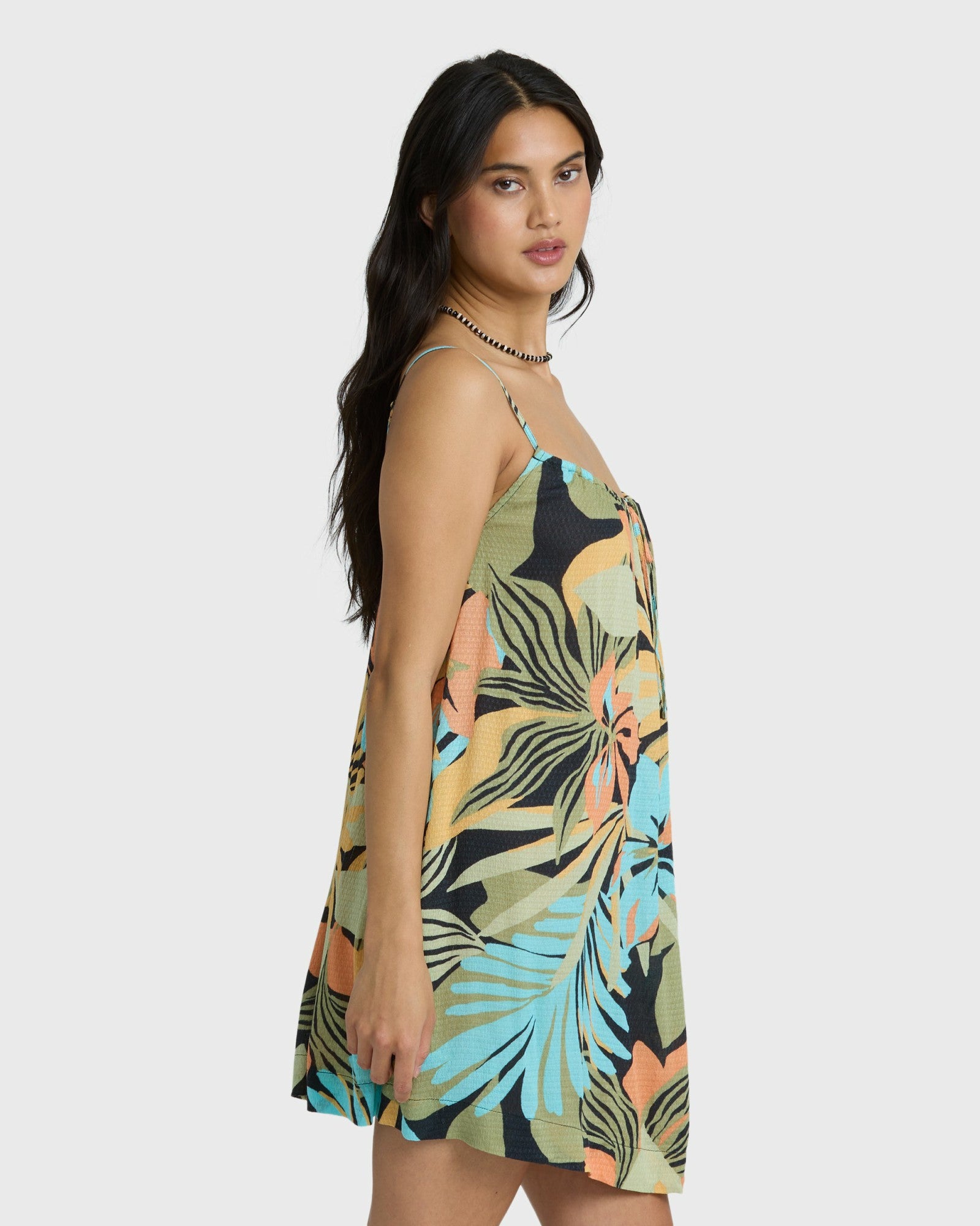 Billabong Women's Beach Song Printed Mini Dress - Black Multi