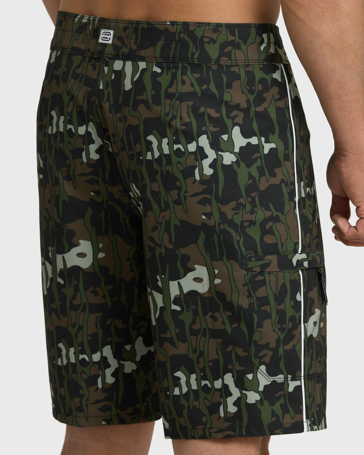 Billabong Men's Piped Pro 19\" Boardshorts - Camo - Camo