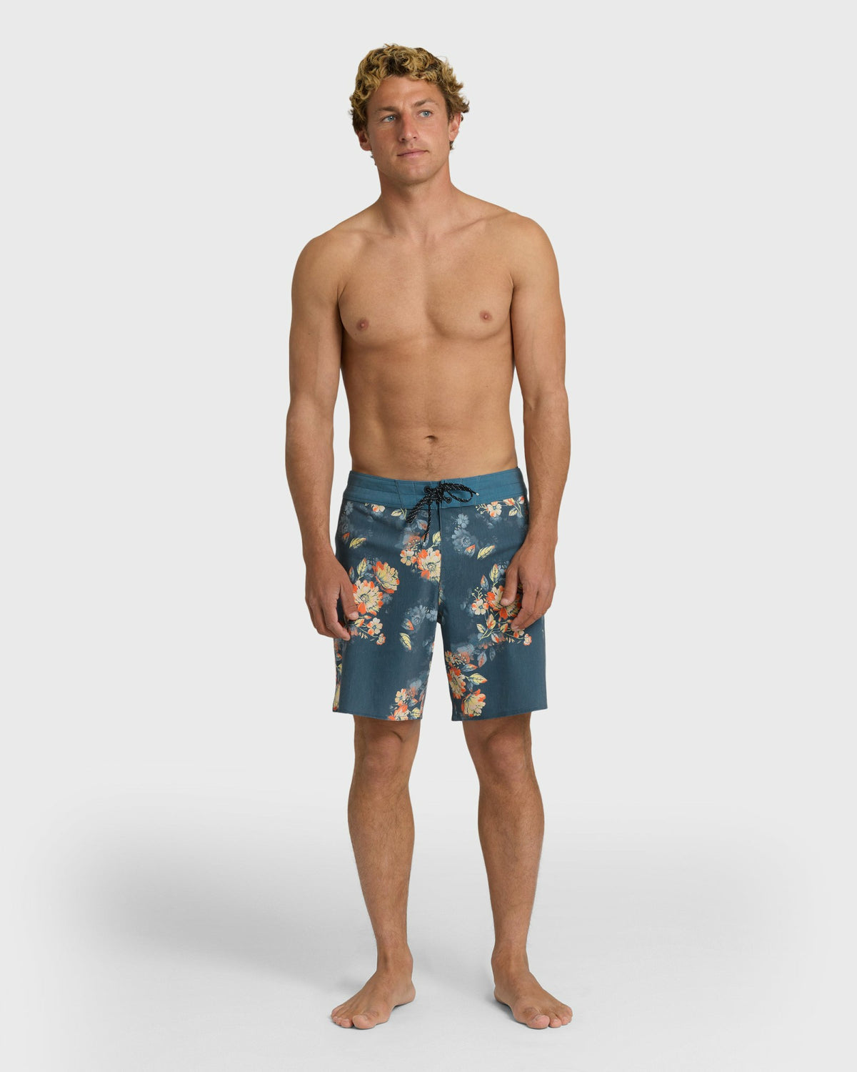 Billabong Men's Good Times Pro 18\" Boardshorts - Dark Denim Multi - Dark Denim