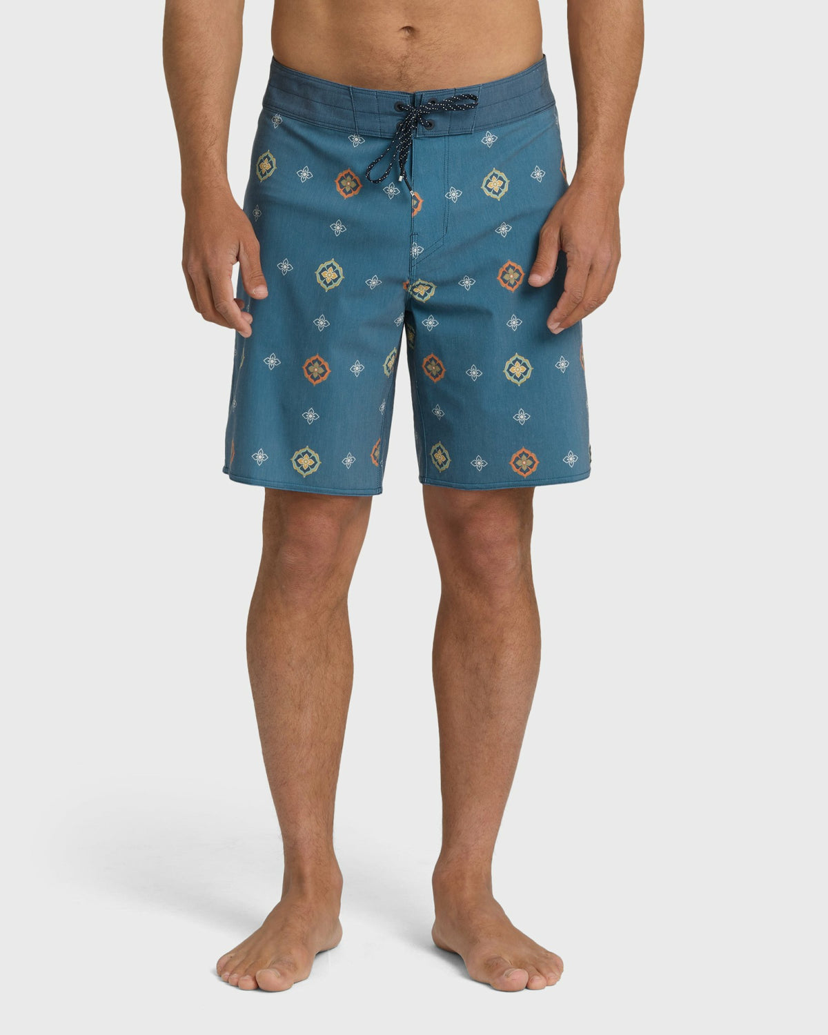 Billabong Men's Sundays Pro 19\" Boardshorts - Real Teal Multi - Real Teal
