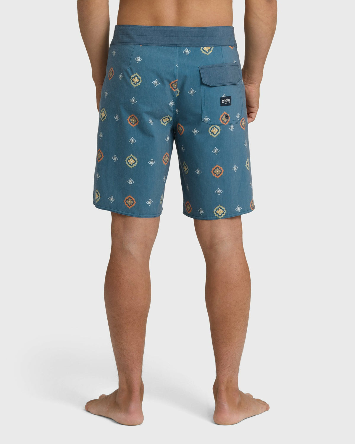 Billabong Men's Sundays Pro 19\" Boardshorts - Real Teal Multi - Real Teal
