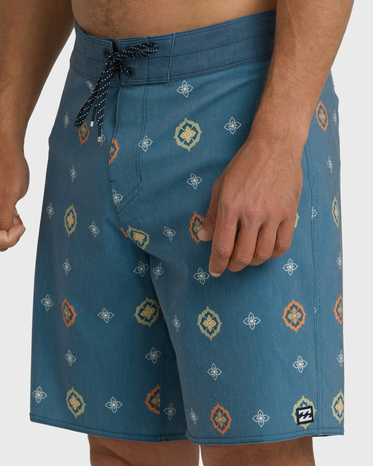 Billabong Men's Sundays Pro 19\" Boardshorts - Real Teal Multi - Real Teal