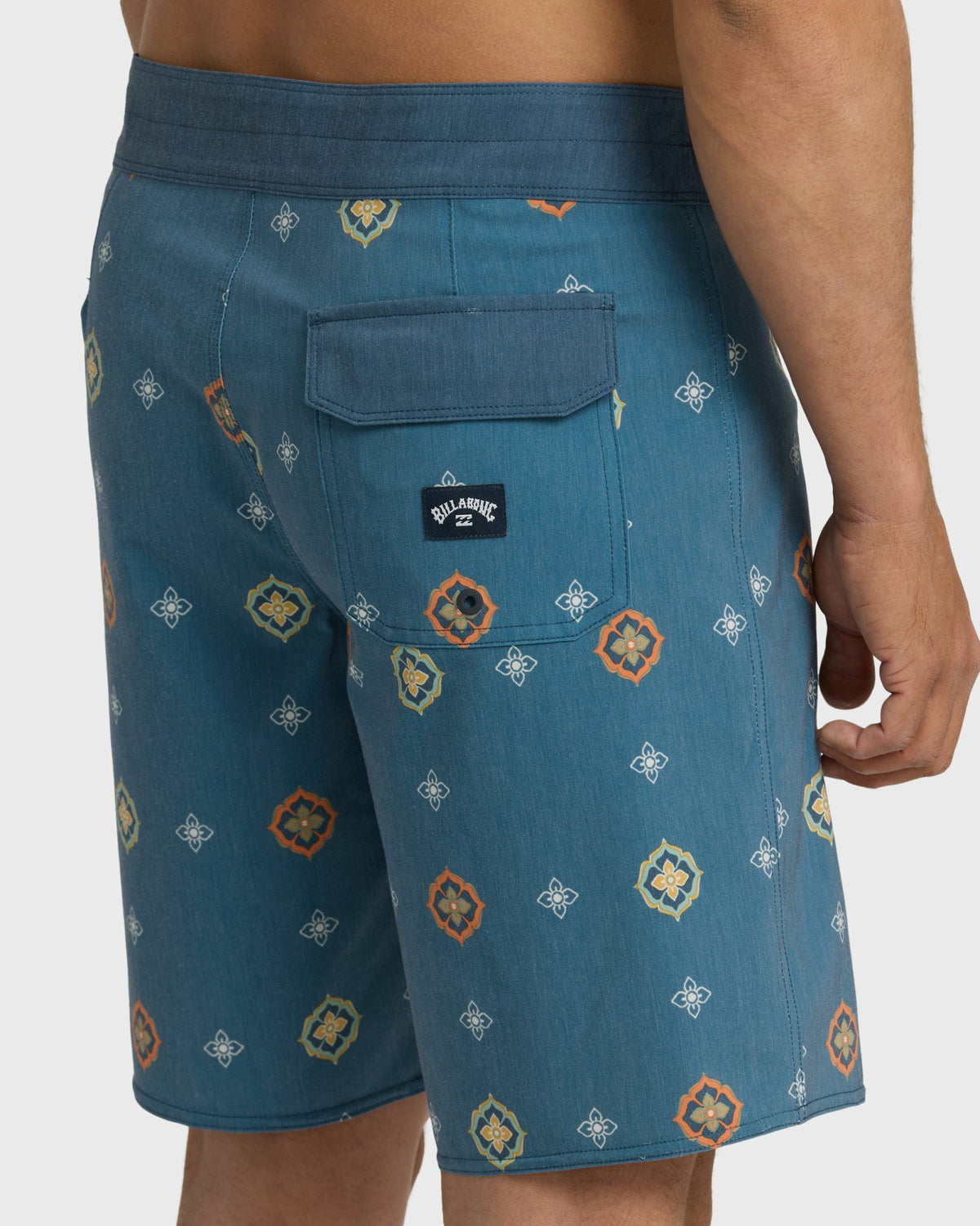 Billabong Men's Sundays Pro 19\" Boardshorts - Real Teal Multi - Real Teal