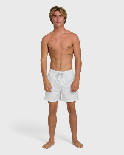 Billabong Men's Every Other Day Wave Washed Layback 16\" Trunks - Fog Gray