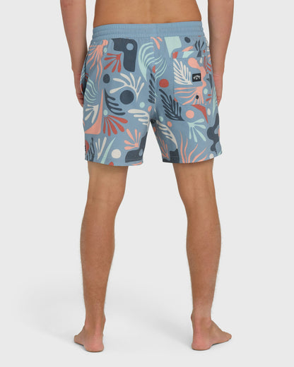 Billabong Men's Good Times Layback 16\" Trunks - Real Teal