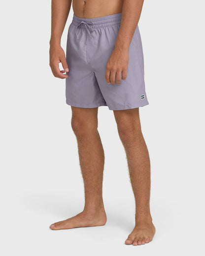 Billabong Men's All Day Laybacks 16\" Trunks - Purple Ash