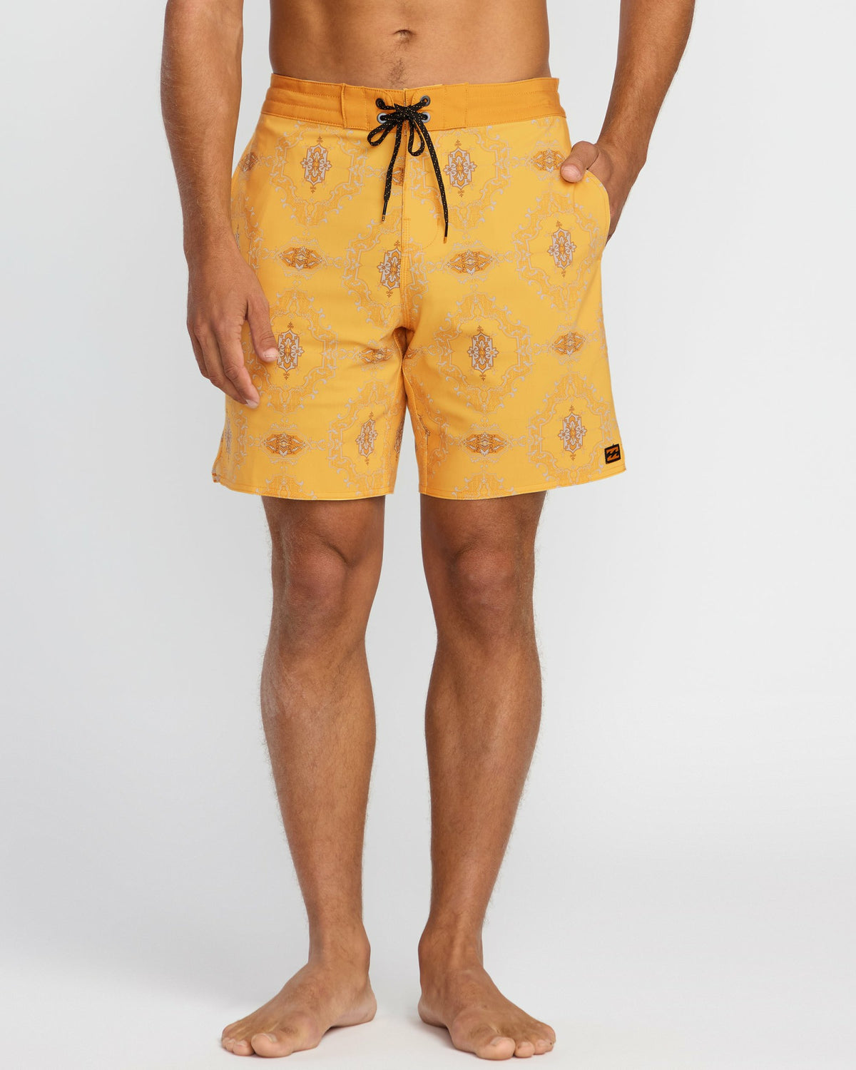 Billabong Men's Good Times Lo Tide 18\" Boardshorts - Dust Yellow