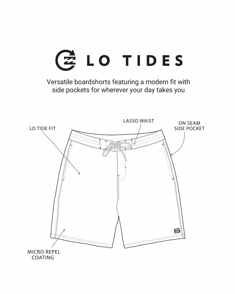 Billabong Men's Good Times Lo Tide 18\" Boardshorts - Dust Yellow