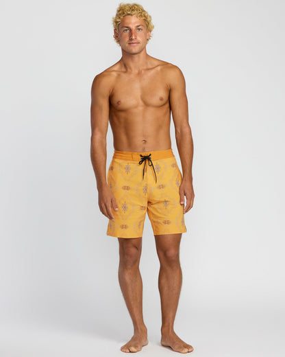Billabong Men's Good Times Lo Tide 18\" Boardshorts - Dust Yellow