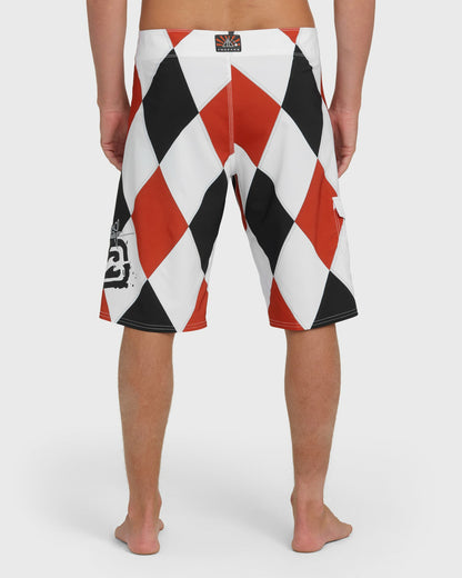 Billabong Men's A.I. Diamonds Pro Boardshorts - True Red