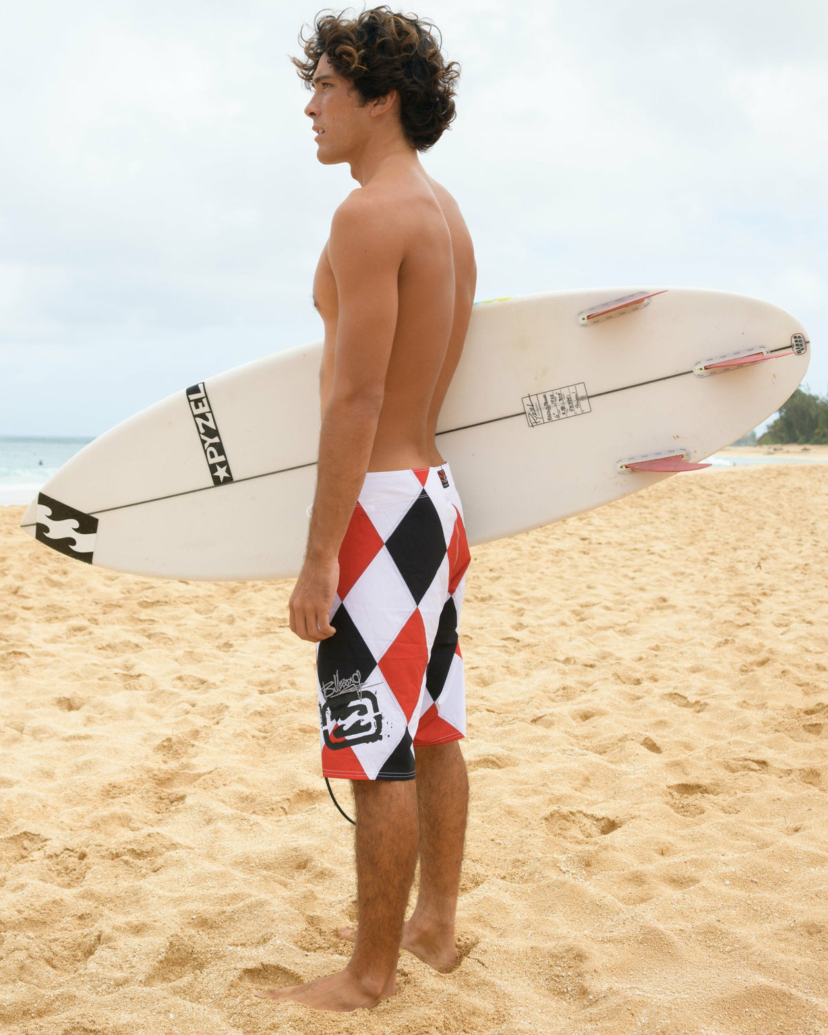 Billabong Men's A.I. Diamonds Pro Boardshorts - True Red