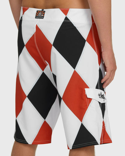 Billabong Men's A.I. Diamonds Pro Boardshorts - True Red