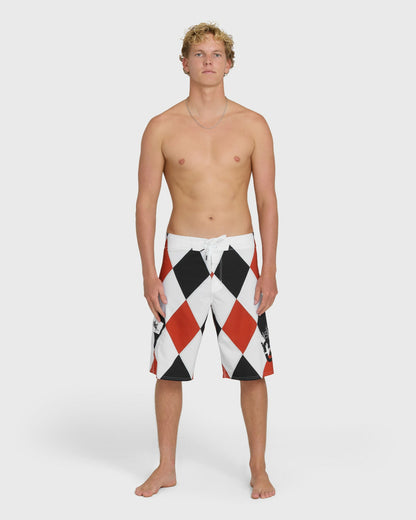 Billabong Men's A.I. Diamonds Pro Boardshorts - True Red