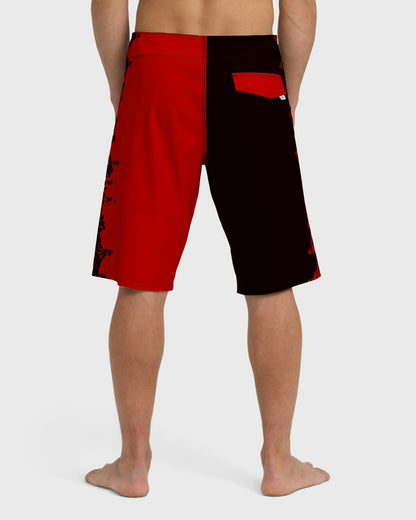 Billabong Men's Inverted Pro 22\" Boardshorts - Red
