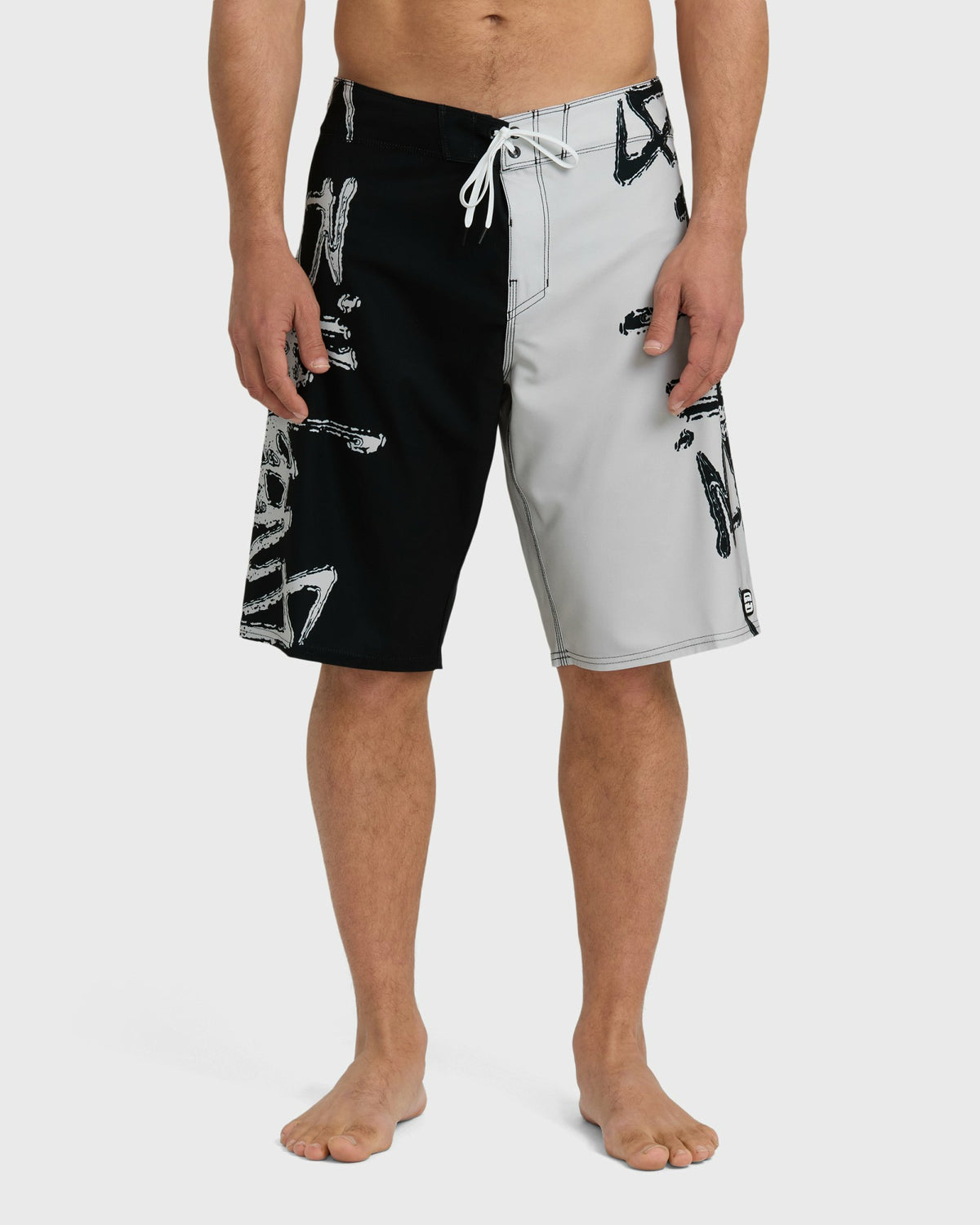 Billabong Men's Inverted Pro 22\" Boardshorts - Black\/White