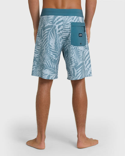 Billabong Men's Sundays Airlite 19\" Boardshorts - Dark Denim Multi - Dark Denim