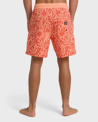 Billabong Men's Good Times Layback 16\" Trunks - Cantaloupe