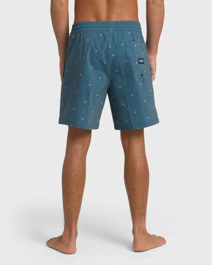 Billabong Men's Good Times Layback 16\" Trunks - Real Teal